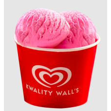 KWALITY WALLS STRAWBERRY SUNDAE ICE CREAM CUP